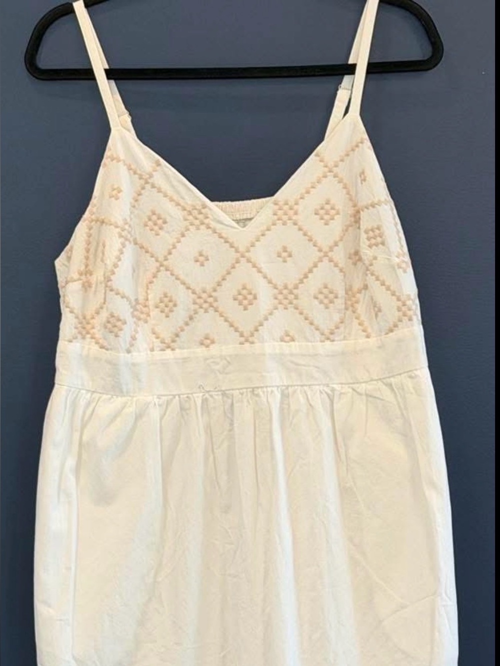 Ava & Viv Cream Midi Skirt with Subtle Trim